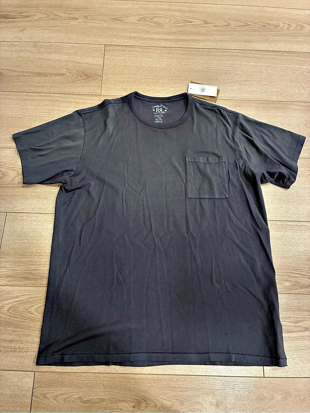 NWT RRL Double RL Ralph Lauren Men’s Cotton Jersey Tube Pocket T-shirt Size XL
